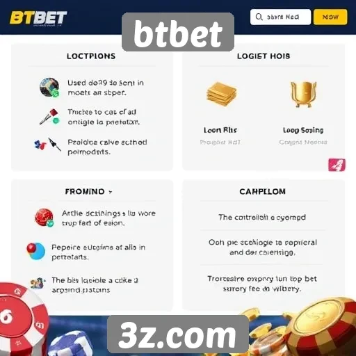 Características principais do site de jogos btbet