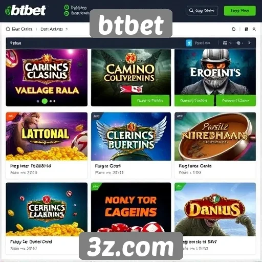 Análise das ofertas de jogos disponíveis no btbet